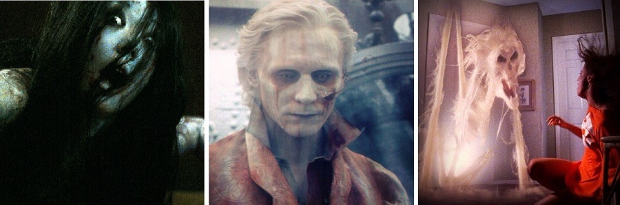 Gespenster in The Grudge, Crimson Peak und Poltergeist Ein Vergleich der Gespenstererscheinungen in The Grudge, Crimson Peak und Poltergeist