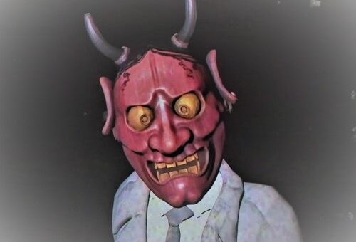 Mr. Puzzles wants you to be less alive: Erster Horrorfilm einer KI Mr. Puzzles mit Teufelsmaske